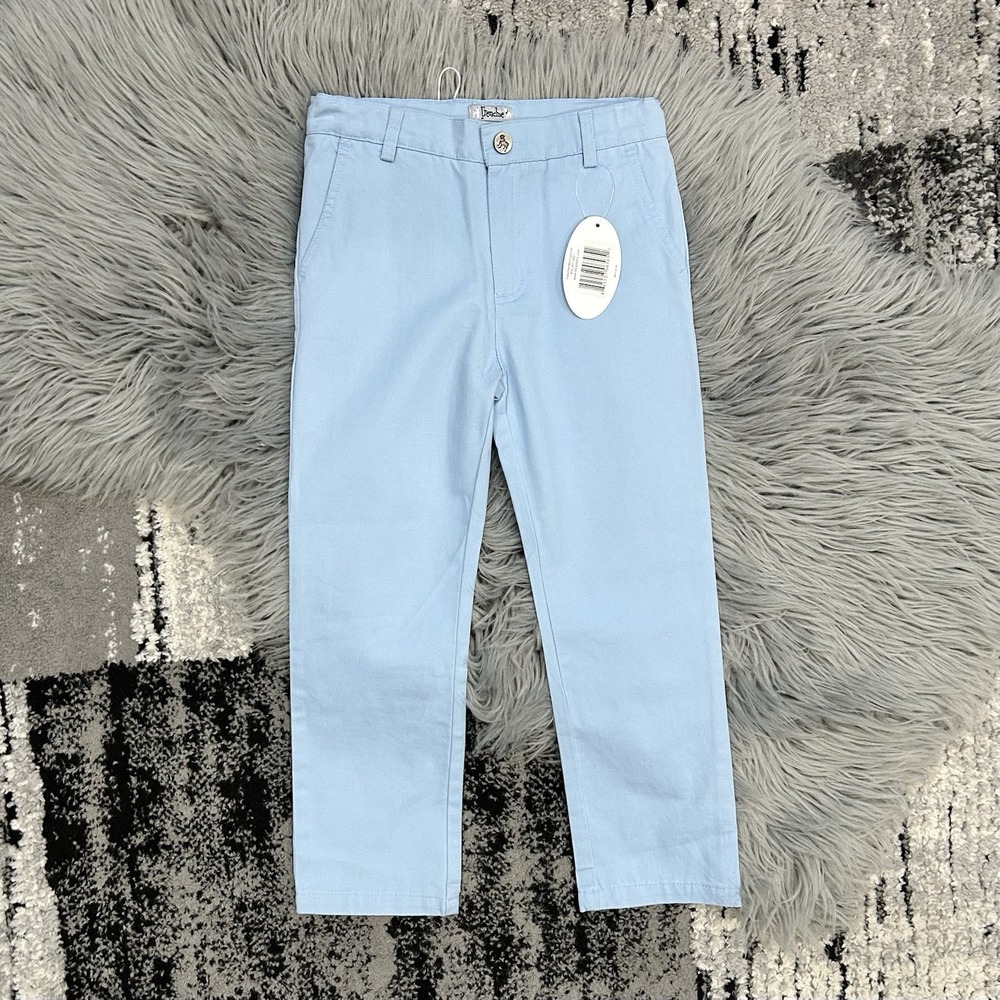 Frenchie Mini Couture Sky Blue Chino Pant Size 6T NWT ($60)